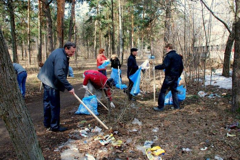 Уборка территории от мусора картинки