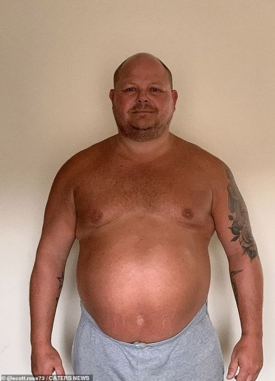 Чоловік схуд на 30 кілограмів і дуже задоволений результатом