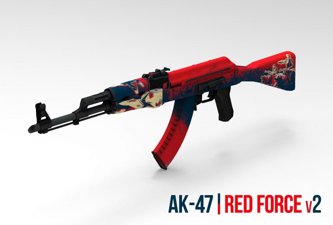 Ak red cs go фото 111