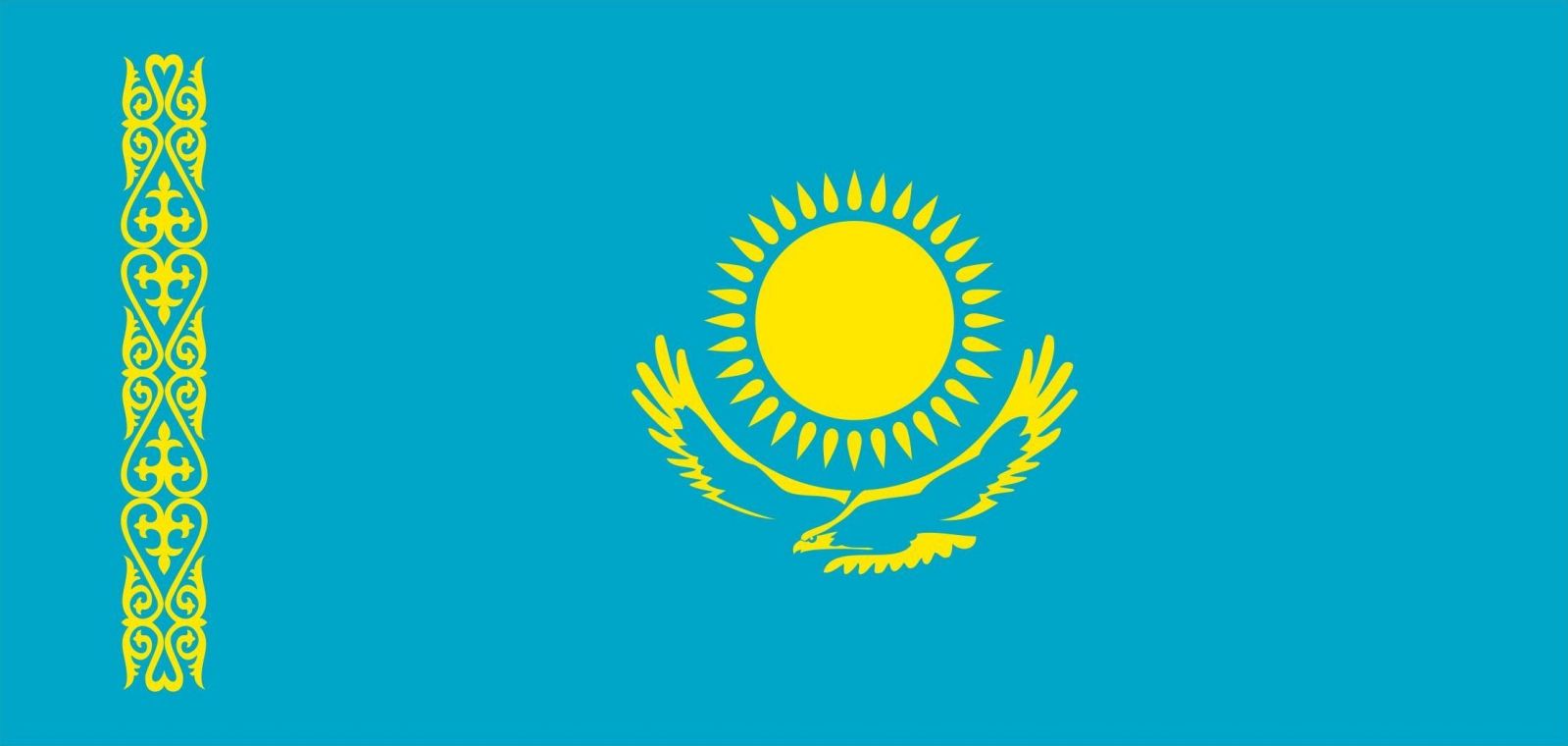 Фото і Зображення із прапором Казахстану
