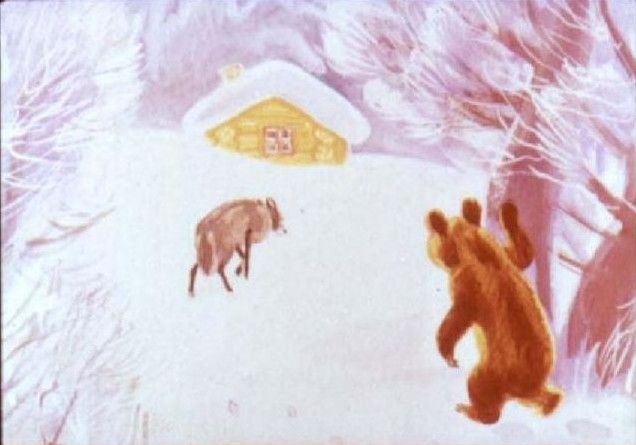 Малюнки до казки «Зимові звірів» олівцем