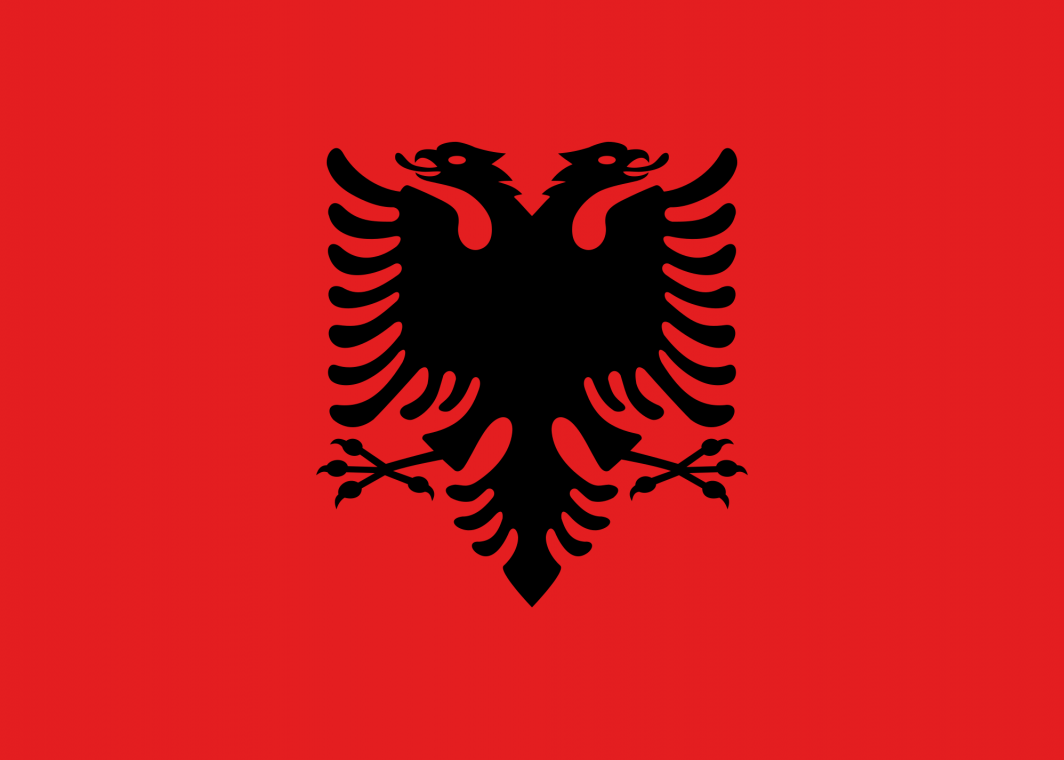 Фото і Зображення прапора Албанії