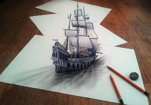 Малюнки ілюзії олівцем