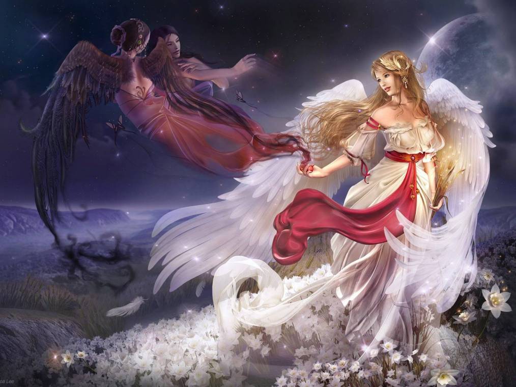 Красиві зображення ангелів з крилами