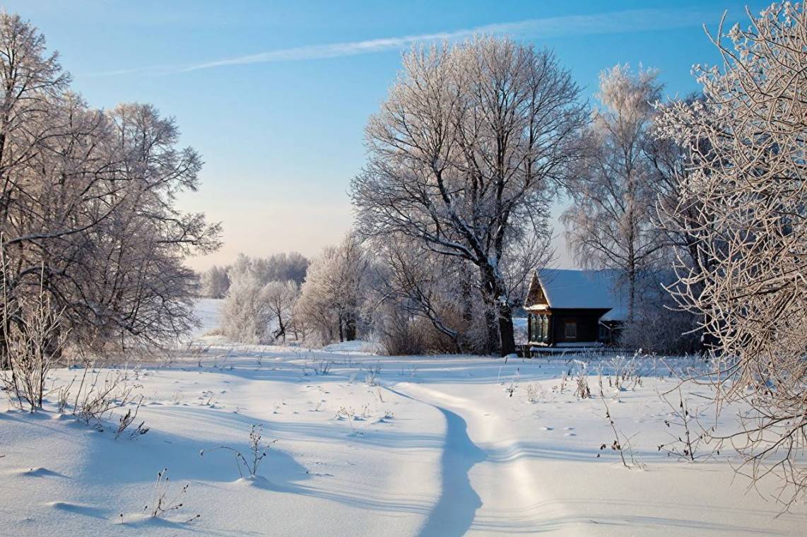 Зображення «Зима на селі» (35 фото)
