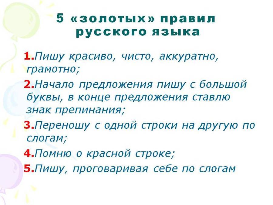 Зображення правила з російської мови (55 фото)