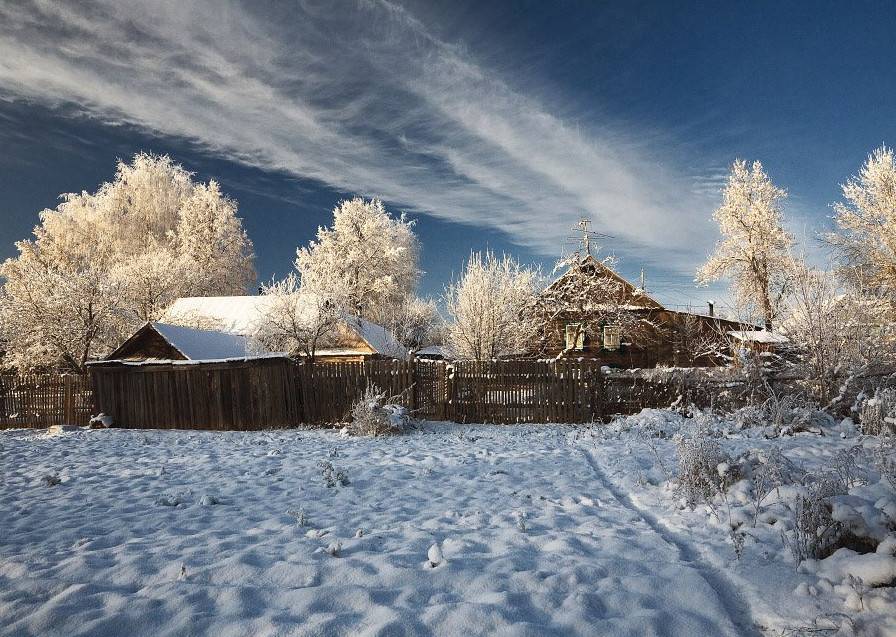 Зображення «Зима на селі» (35 фото)